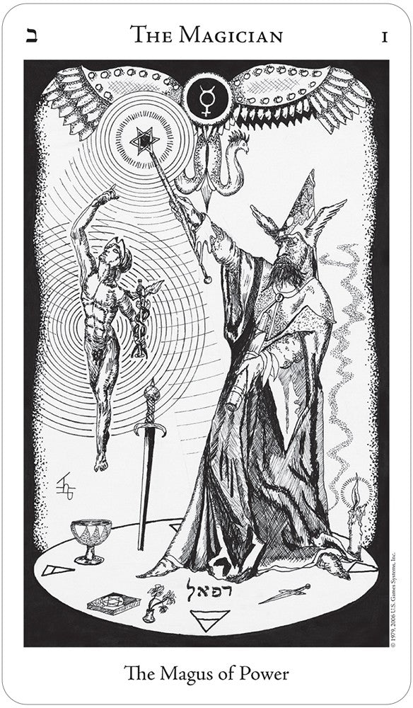 Hermetic Tarot card exhibiting the deck's transformative card art — Eternal Spirit