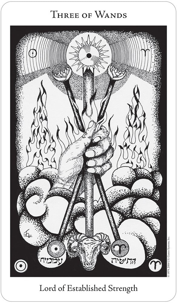 Hermetic Tarot card revealing the deck's mystical artwork — Eternal Spirit