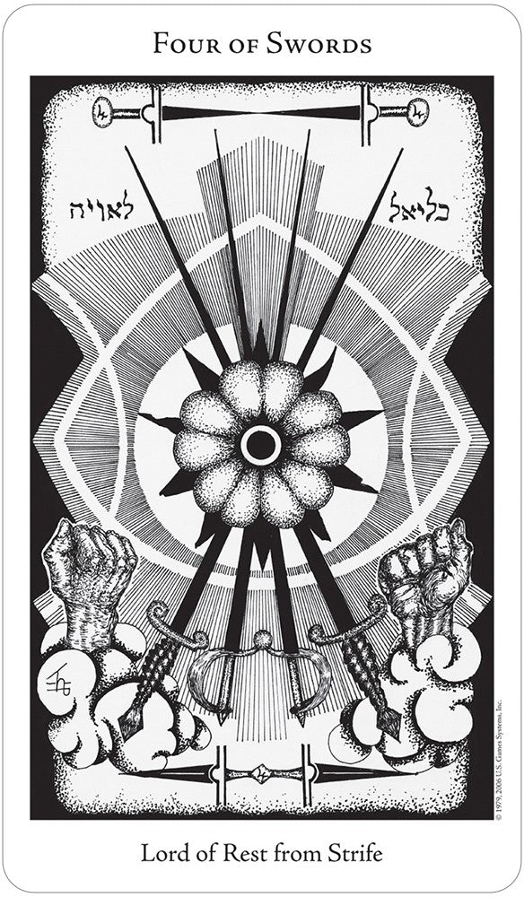 Hermetic Tarot card showcasing the deck's evocative imagery — Eternal Spirit