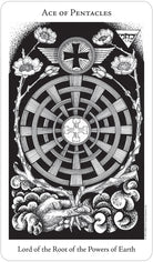 Hermetic Tarot card displaying the deck's hand-painted illustrations — Eternal Spirit