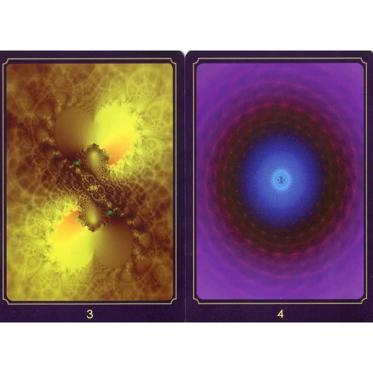 Divine Guidance Cards, Glowing blue orb and cosmic energy card with spiritual light imagery — Eternal Spirit