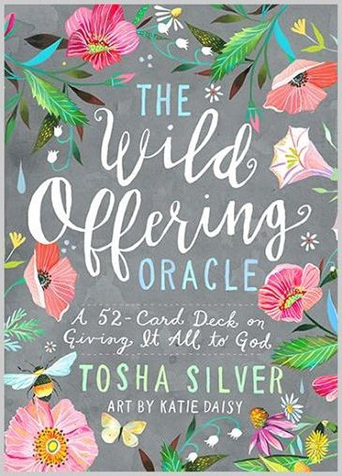 Wild Offering Oracle box with floral mandala art by Tosha Silver — Eternal Spirit
