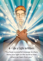 The Archangel Michael Sword of Light Oracle card capturing the deck's intuitive artistry — Eternal Spirit