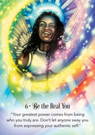 The Archangel Michael Sword of Light Oracle card offering a glimpse of the deck's sacred imagery — Eternal Spirit