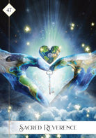 Oracle of the 7 Energies card illuminating the deck's rich colour palette — Eternal Spirit