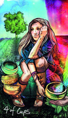The Light Seer's Tarot card displaying the deck's hand-painted illustrations — Eternal Spirit