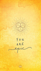 Sacred Creators Oracle card exploring the deck's contemplative imagery — Eternal Spirit