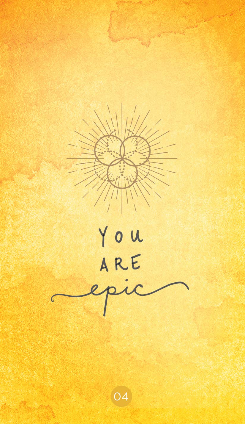 Sacred Creators Oracle card exploring the deck's contemplative imagery — Eternal Spirit