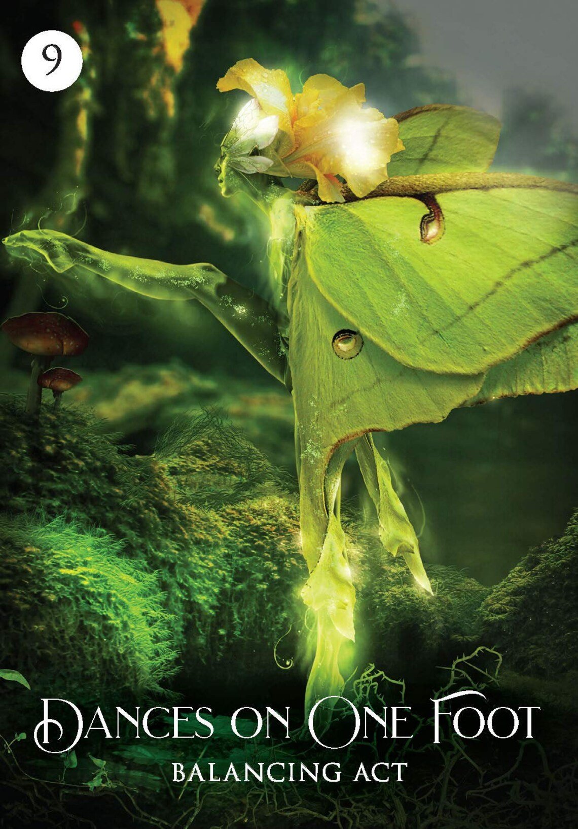 The Shaman's Dream Oracle card presenting the deck's visionary illustrations — Eternal Spirit