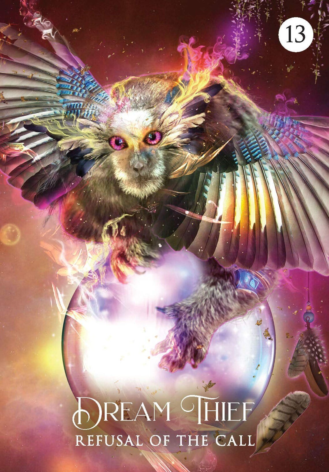 The Shaman's Dream Oracle card exploring the deck's contemplative imagery — Eternal Spirit