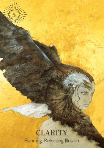 The Priestess of Light Oracle card demonstrating the deck's inspired artistry — Eternal Spirit
