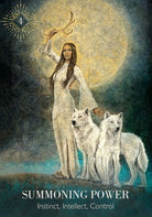 The Priestess of Light Oracle card portraying the deck's otherworldly aesthetic — Eternal Spirit
