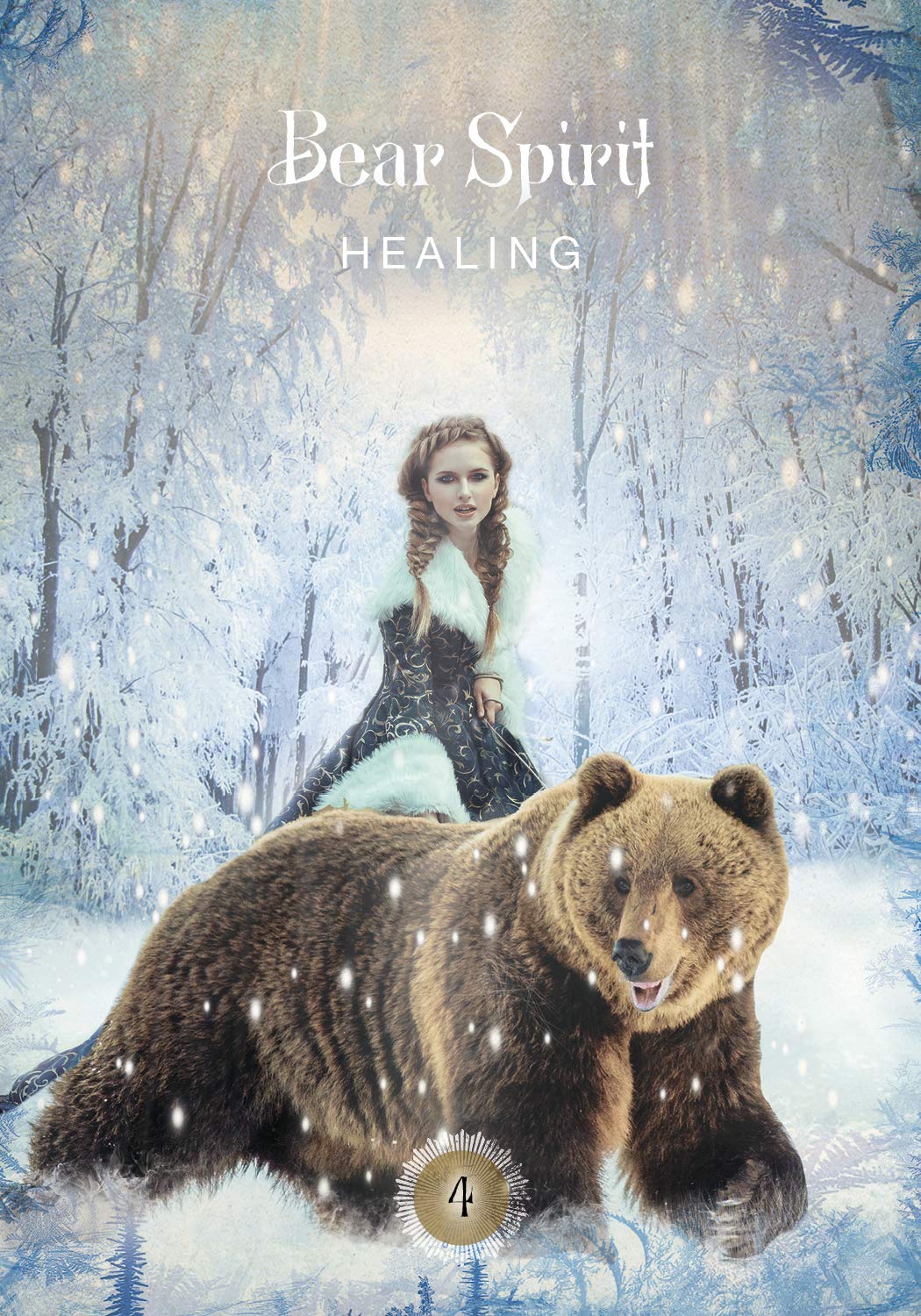 The Sacred Forest Oracle card illuminating the deck's rich colour palette — Eternal Spirit