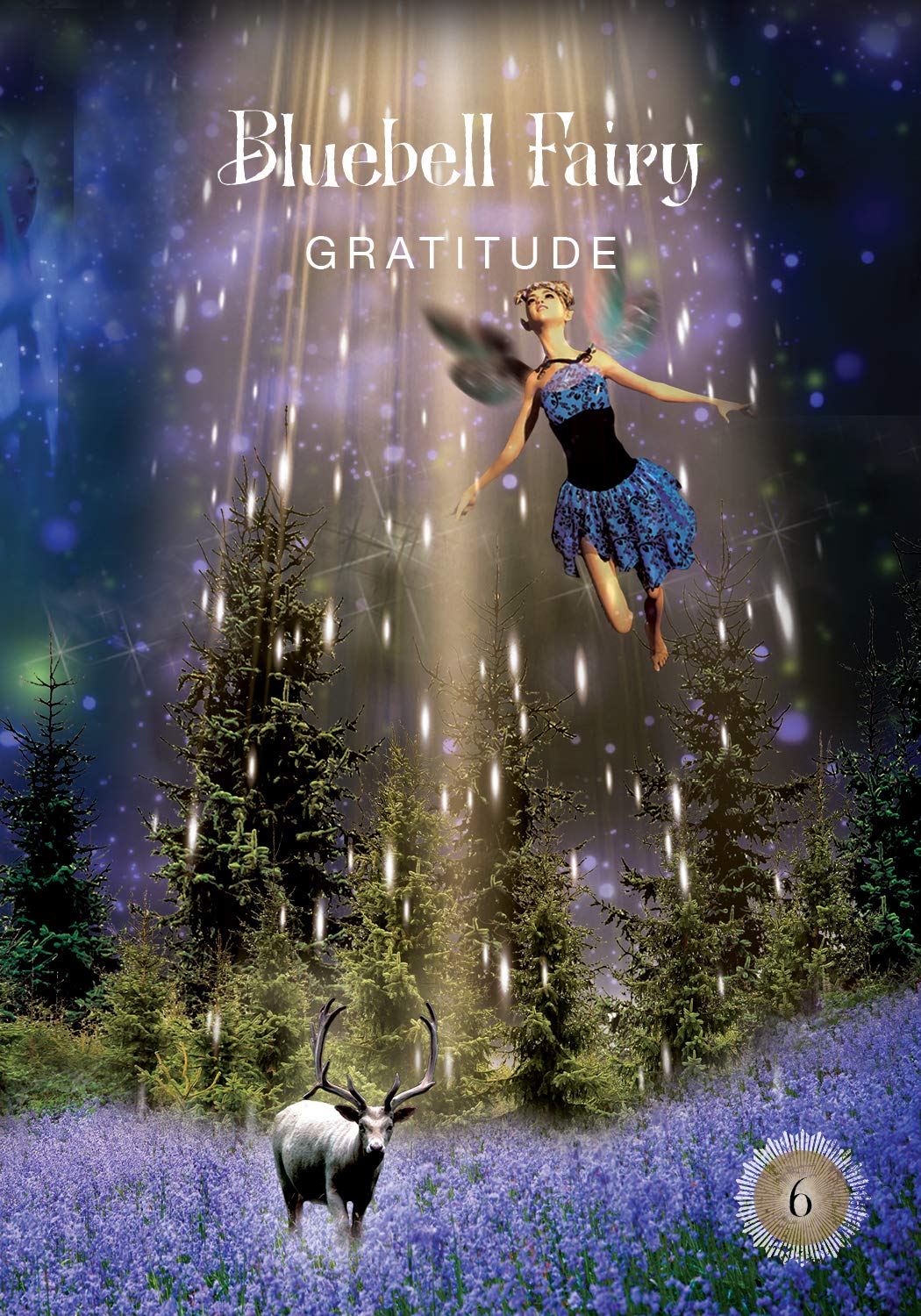The Sacred Forest Oracle card displaying the deck's hand-painted illustrations — Eternal Spirit