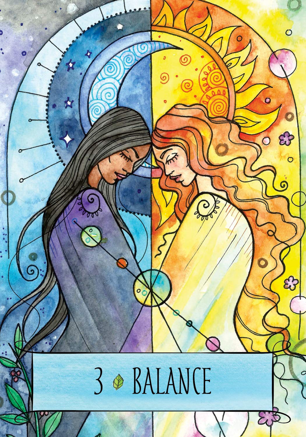 The Earthcraft Oracle card revealing the deck's deeply layered symbolism — Eternal Spirit