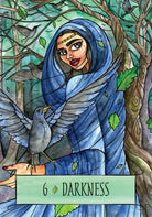 The Earthcraft Oracle card demonstrating the deck's inspired artistry — Eternal Spirit