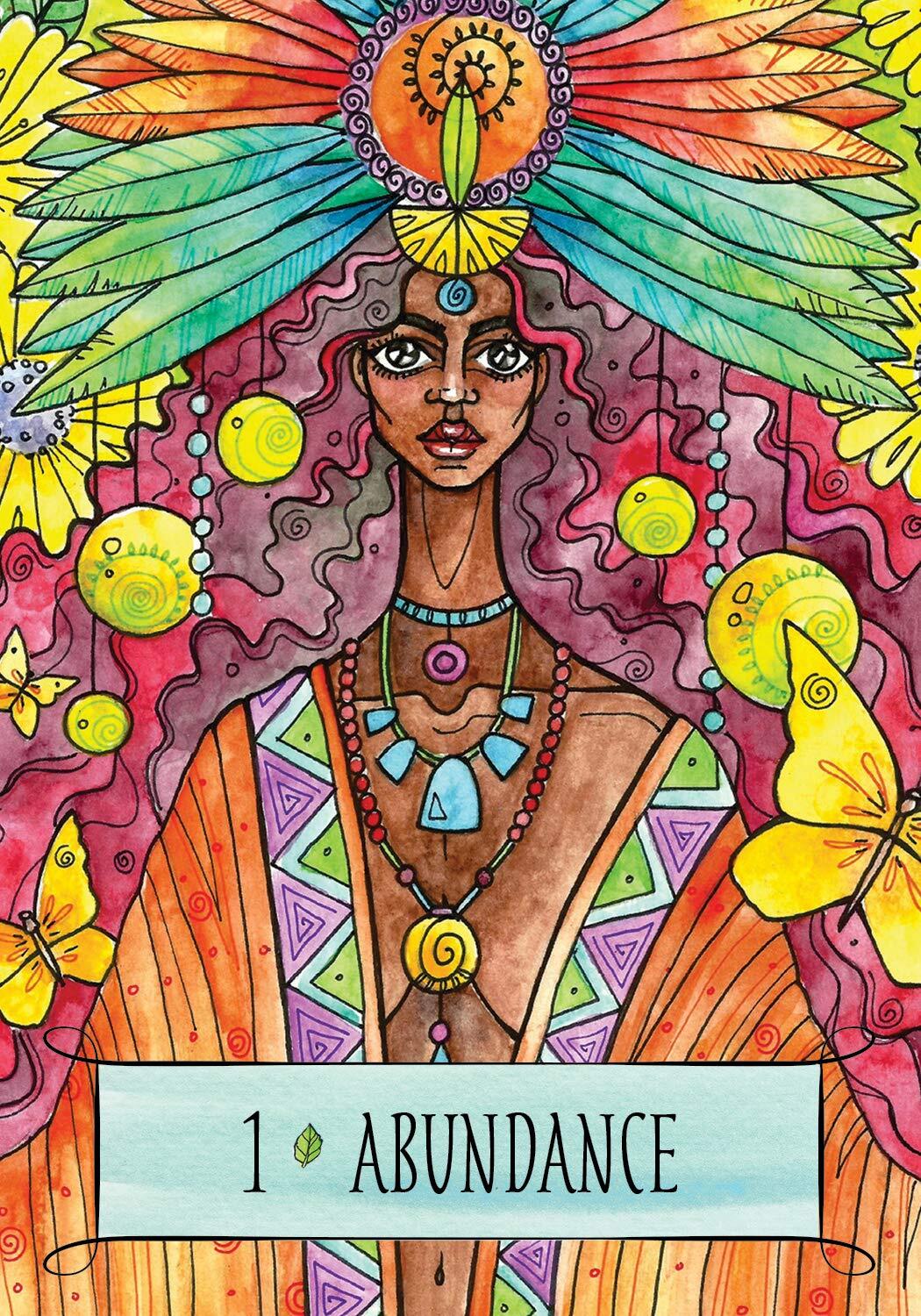 The Earthcraft Oracle card celebrating the deck's unique visual language — Eternal Spirit
