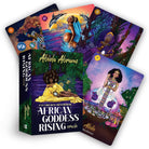 Spread of African Goddess Rising cards with box and guidebook on display — Eternal Spirit
