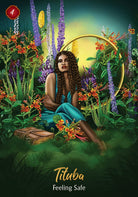 African Goddess Rising card capturing the deck's intuitive artistry — Eternal Spirit