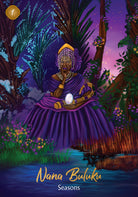 African Goddess Rising card showing the deck's detailed artistic vision — Eternal Spirit