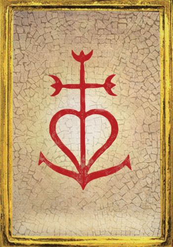 The Mary Magdalene Oracle card showing the deck's detailed artistic vision — Eternal Spirit