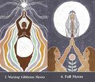 The Sacred Cycles Oracle card revealing the deck's mystical artwork — Eternal Spirit