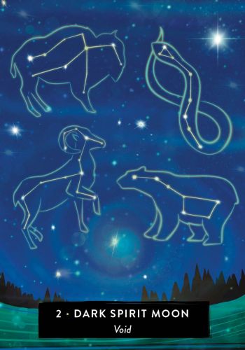 The Sacred Medicine Oracle card revealing the deck's mystical artwork — Eternal Spirit