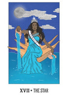 Secrets of Paradise Tarot card portraying the deck's otherworldly aesthetic — Eternal Spirit