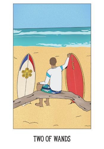 Secrets of Paradise Tarot card exhibiting the deck's transformative card art — Eternal Spirit