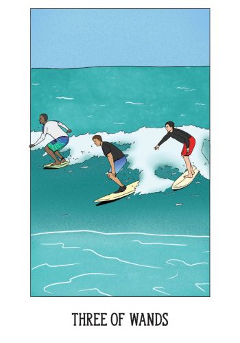 Secrets of Paradise Tarot card celebrating the deck's unique visual language — Eternal Spirit