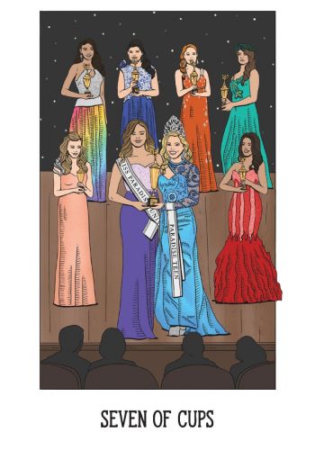 Secrets of Paradise Tarot card revealing the deck's mystical artwork — Eternal Spirit