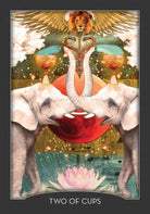 Guardian of the Night Tarot card illuminating the deck's rich colour palette — Eternal Spirit