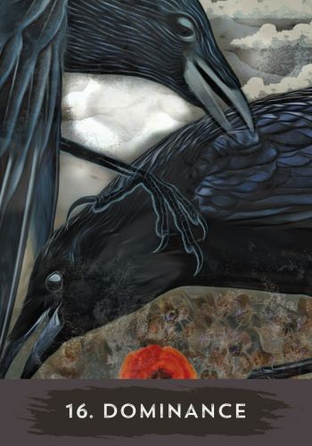 Urban Crow Oracle card unveiling the deck's spiritual symbolism — Eternal Spirit