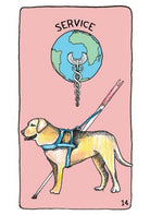 Animal Apothecary Oracle card reflecting the deck's transcendent artwork — Eternal Spirit