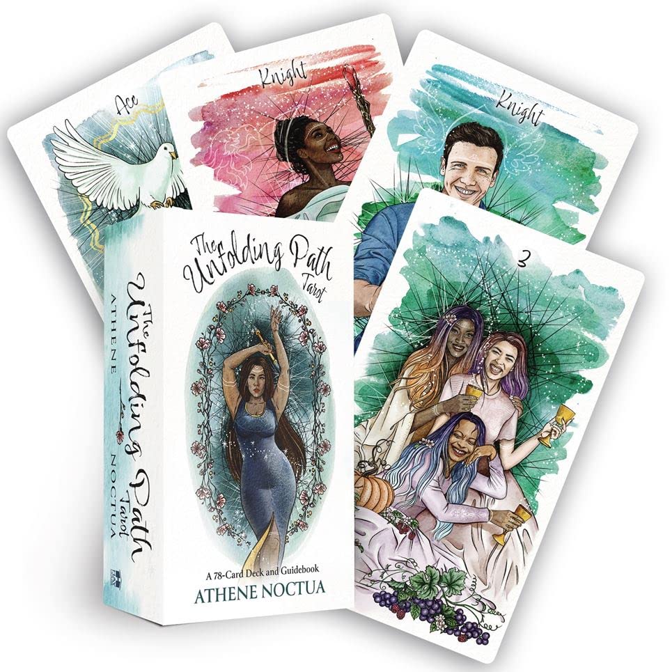 Box cover of The Unfolding Path tarot card deck — Eternal Spirit
