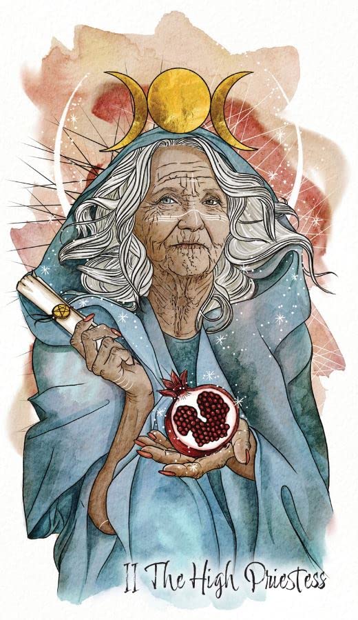 Sample card from the The Unfolding Path tarot deck — Eternal Spirit