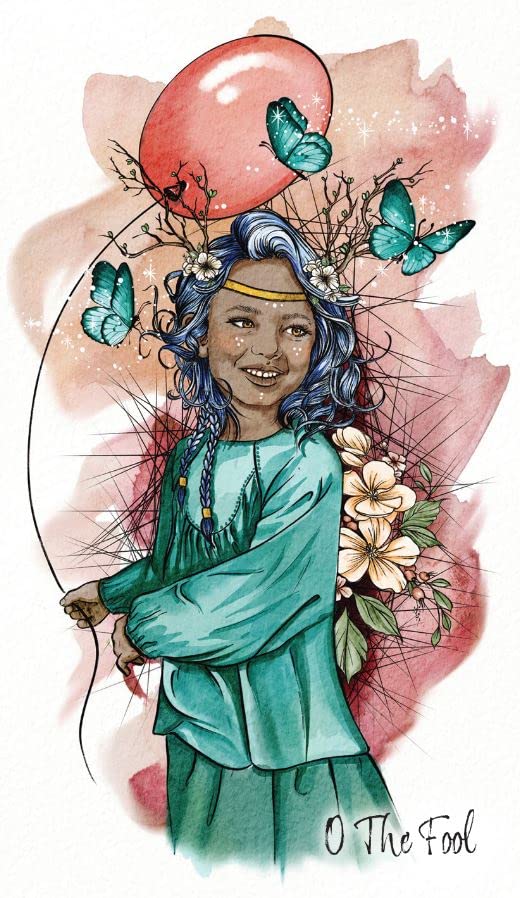 The Unfolding Path card reflecting the deck's transcendent artwork — Eternal Spirit