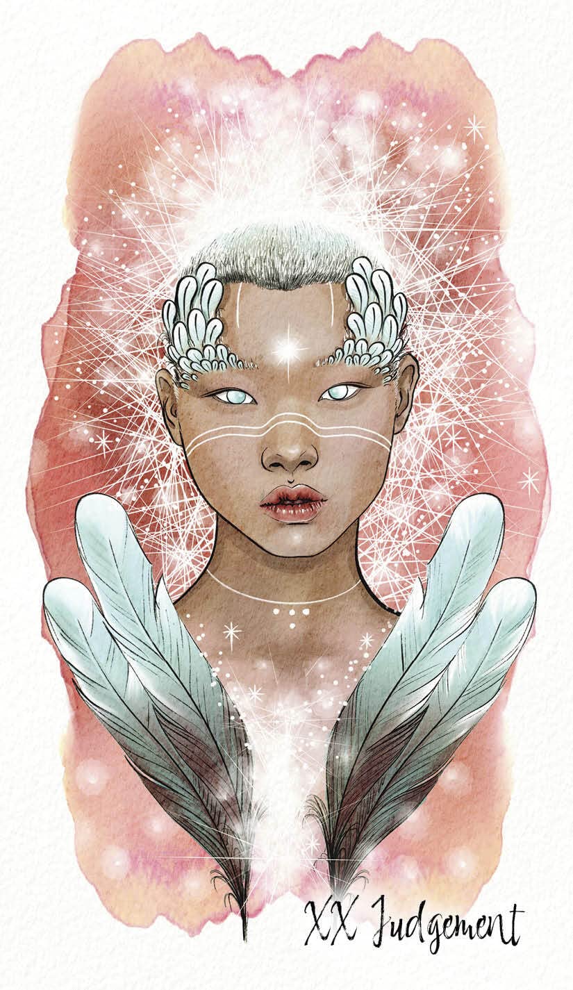 The Unfolding Path card portraying the deck's otherworldly aesthetic — Eternal Spirit