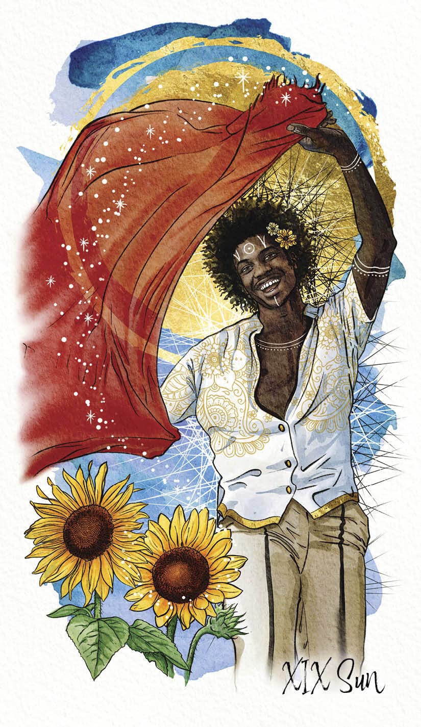 The Unfolding Path card demonstrating the deck's inspired artistry — Eternal Spirit