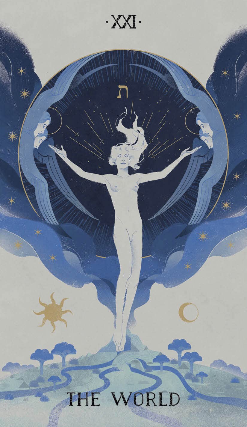 The Spheres of Heaven Tarot card capturing the deck's intuitive artistry — Eternal Spirit