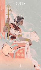 The Spheres of Heaven Tarot card presenting the deck's visionary illustrations — Eternal Spirit