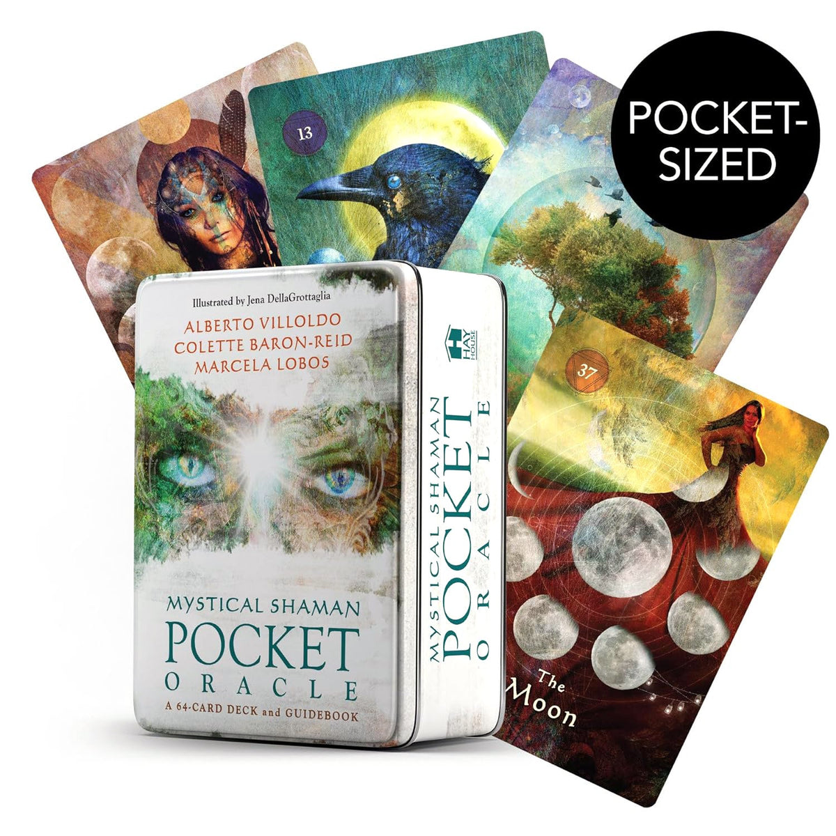 Mystical Shaman Oracle Pocket Edition box showing deck and cards fanned out — Eternal Spirit
