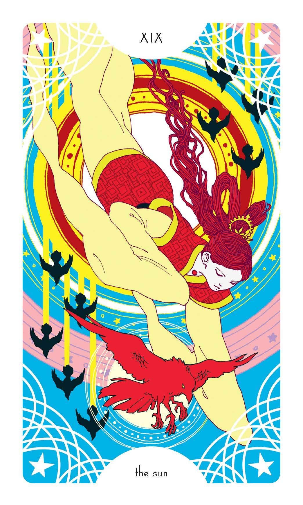 Star Spinner Tarot card showcasing the deck's evocative imagery — Eternal Spirit