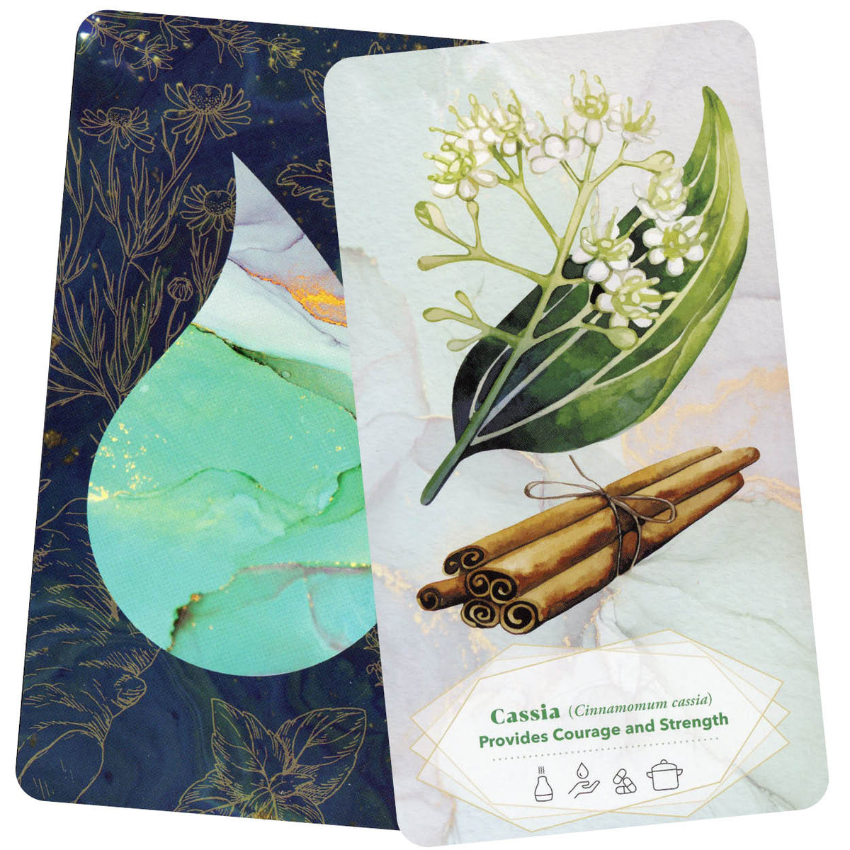 The Essential Oils Healing Deck card capturing the deck's intuitive artistry — Eternal Spirit