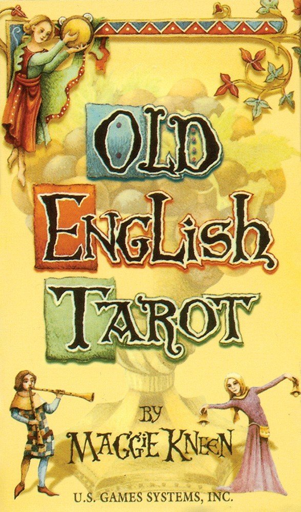 Old English Tarot box with medieval-style lettering by Maggie Kneen — Eternal Spirit