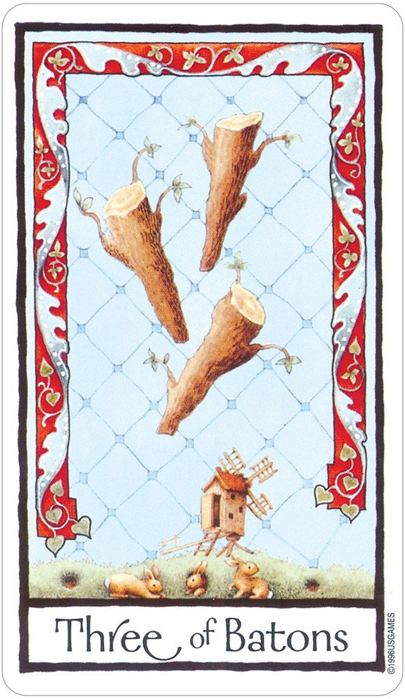 Old English Tarot card demonstrating the deck's inspired artistry — Eternal Spirit