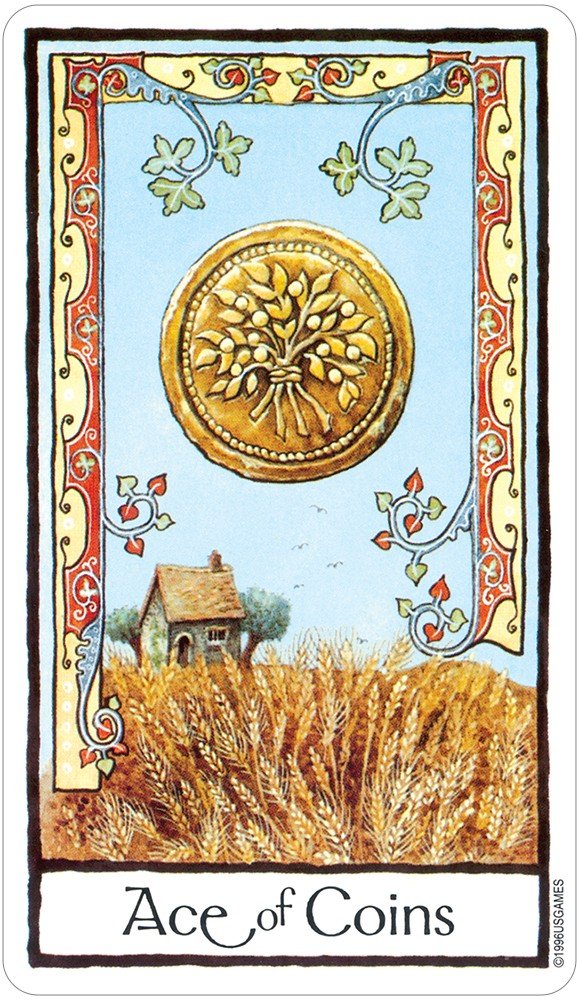 Old English Tarot card celebrating the deck's unique visual language — Eternal Spirit