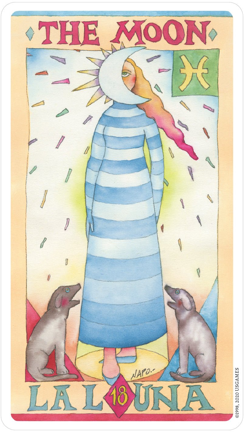 Napo Tarot card revealing the deck's deeply layered symbolism — Eternal Spirit