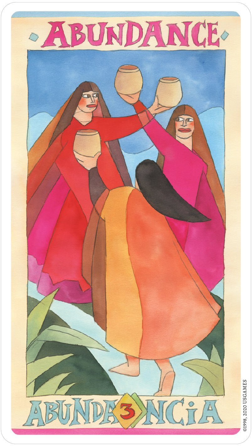 Napo Tarot card portraying the deck's otherworldly aesthetic — Eternal Spirit