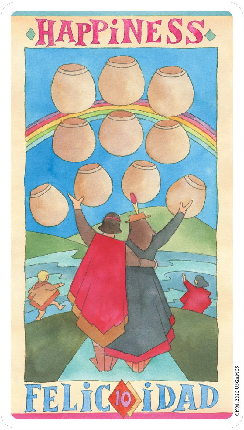 Napo Tarot card demonstrating the deck's inspired artistry — Eternal Spirit